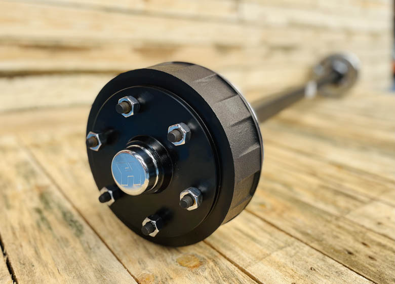 Braked Axle 45MM SQuare 1750MM
