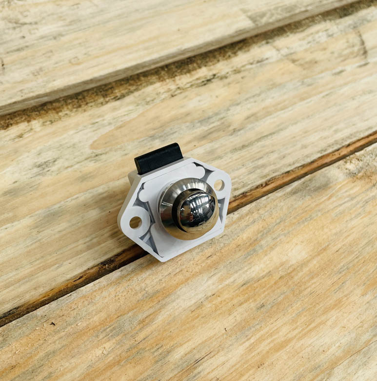 Push Button Door Catch Stainless Steel Knob