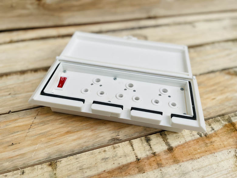 White Plug Box Multi Purpose 220V